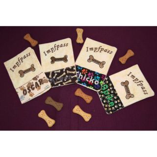 Impfpasshlle - Knochen (bunt)