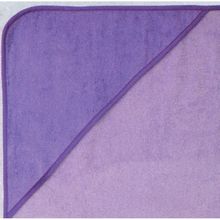 Kapuzenbadetuch 100x100 Uni Flieder/Violett