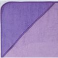 Kapuzenbadetuch 100x100 Uni Flieder/Violett