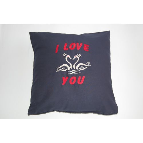 Kissenbezug 40x40 cm - 220g/qm - mit Wunschmotiv bestickt