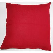 Kissenbezug 40x40 cm - 220g/qm - bordeaux dunkelrot