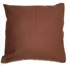 Kissenbezug 40x40 cm - 220g/qm - dunkelbraun