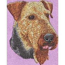 Stickmotiv: Airedale Terrier 1