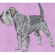 Stickmotiv: Schnauzer 3