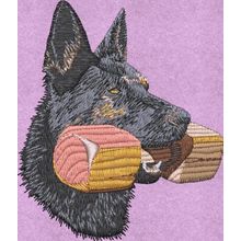 Stickmotiv: Schaeferhund 7