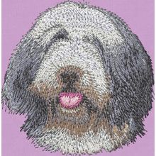Stickmotiv: Bearded Collie