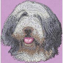 Stickmotiv: Bearded Collie