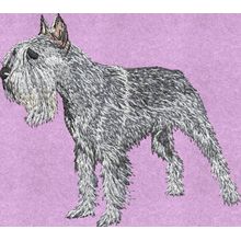 Stickmotiv: Schnauzer 2