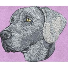 Stickmotiv: Weimaraner 1