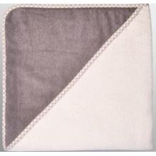 Kapuzenbadetuch 140x140 natur/hellbraun