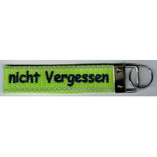 Schlüsselband - nicht Vergessen - Limone