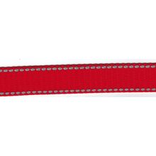 Schlsselanhnger - Schlsselband individuell beschriftet Rot Beidseitig bestickt