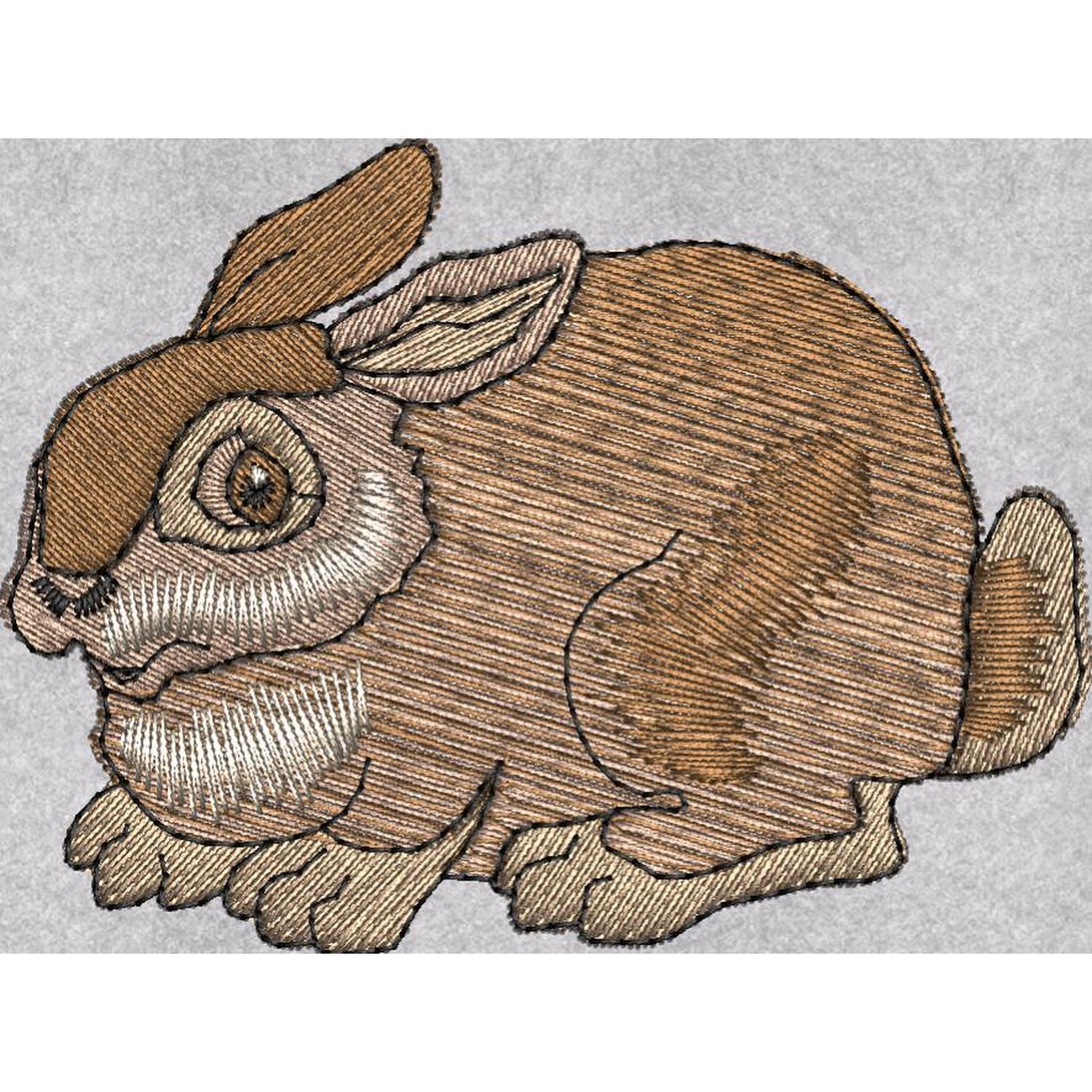Stickmotiv: Hase 1 Stickmotiv: Hase 1