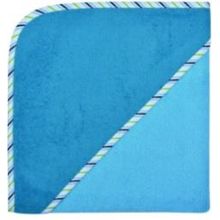 Kapuzenbadetuch 100x100 Uni aqua-petrol