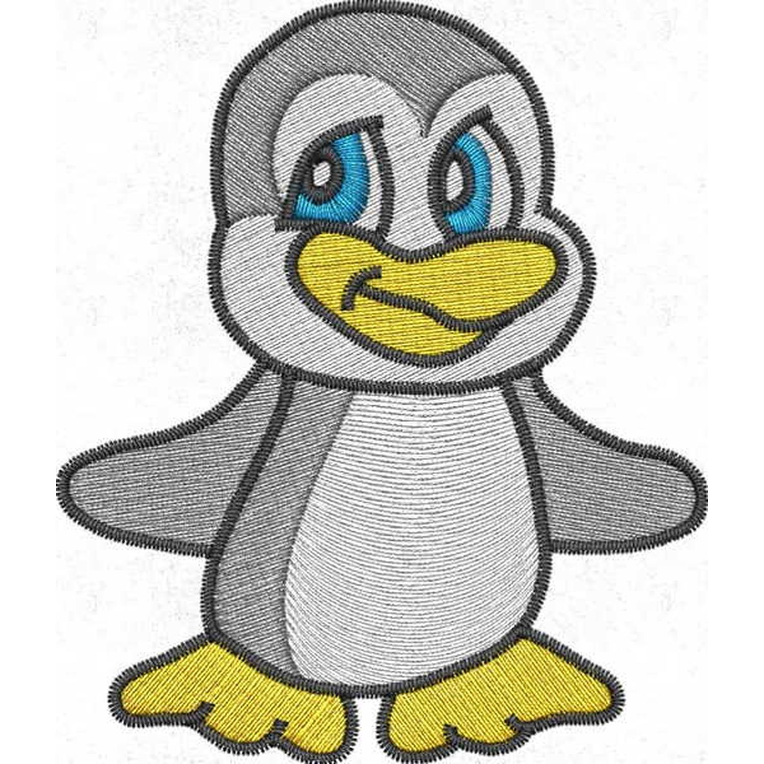 Stickmotiv: Pinguin Stickmotiv: Pinguin