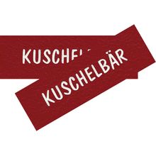 Austauschlogo fr K9 Hundegeschirr mit Wunschtext (Dunkelrot) 16x5cm