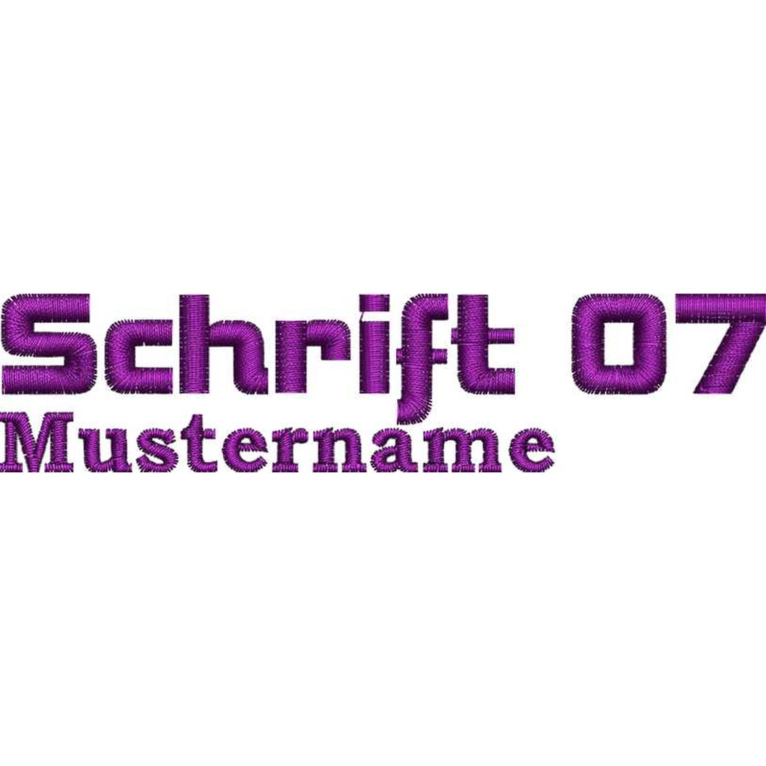 Schrift 07 Schrift 07