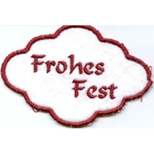 Bestickung: Frohes Fest