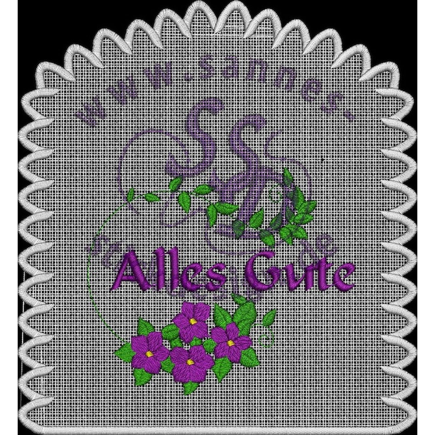 Stickmotiv: Blume1 Stickmotiv: Blume1