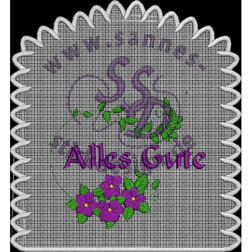 Stickmotiv: Blume1
