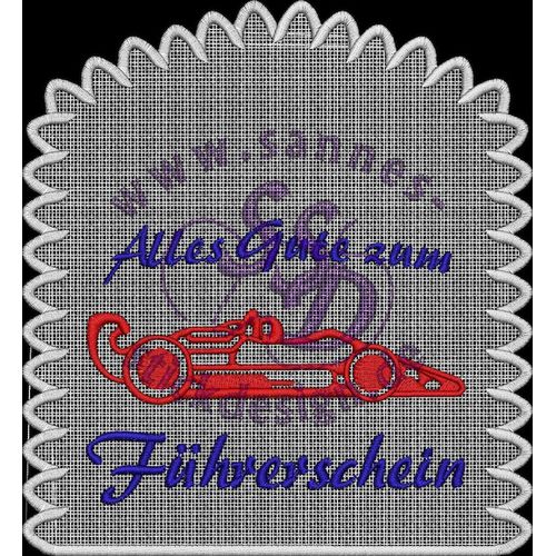 Stickmotiv: Führerschein1