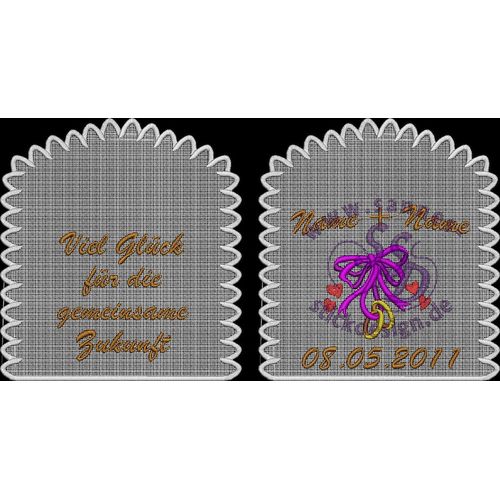 Stickmotiv: Hochzeit1