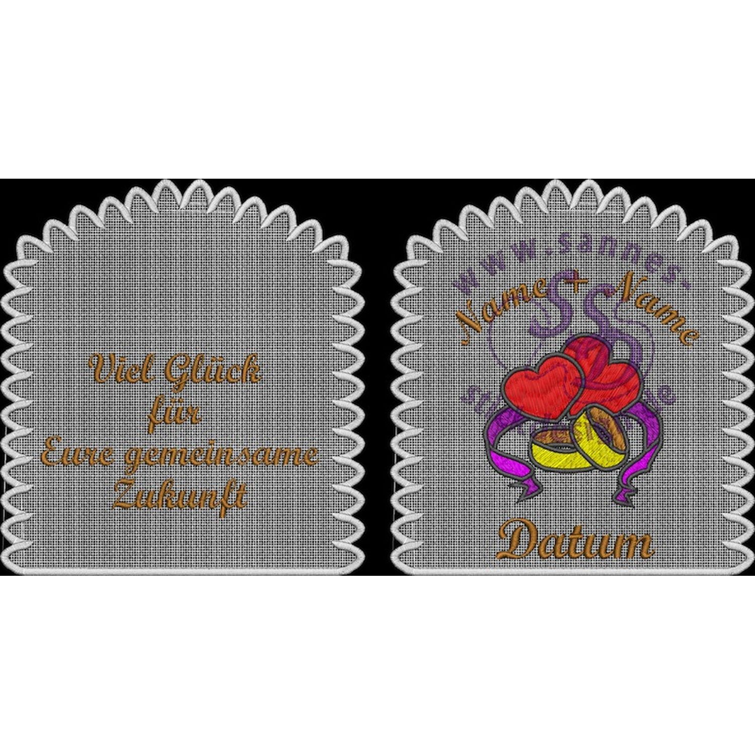 Stickmotiv: Hochzeit2 Stickmotiv: Hochzeit2