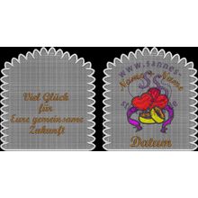 Stickmotiv: Hochzeit2