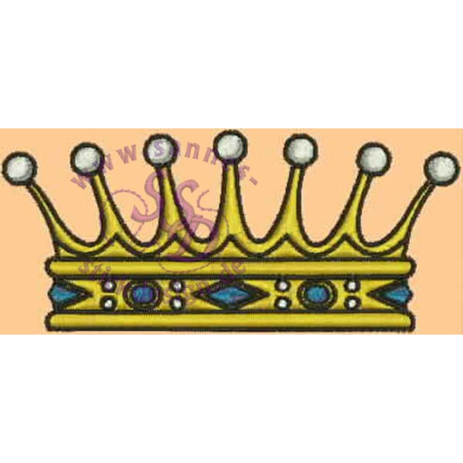 Stickmotiv: Krone Stickmotiv: Krone