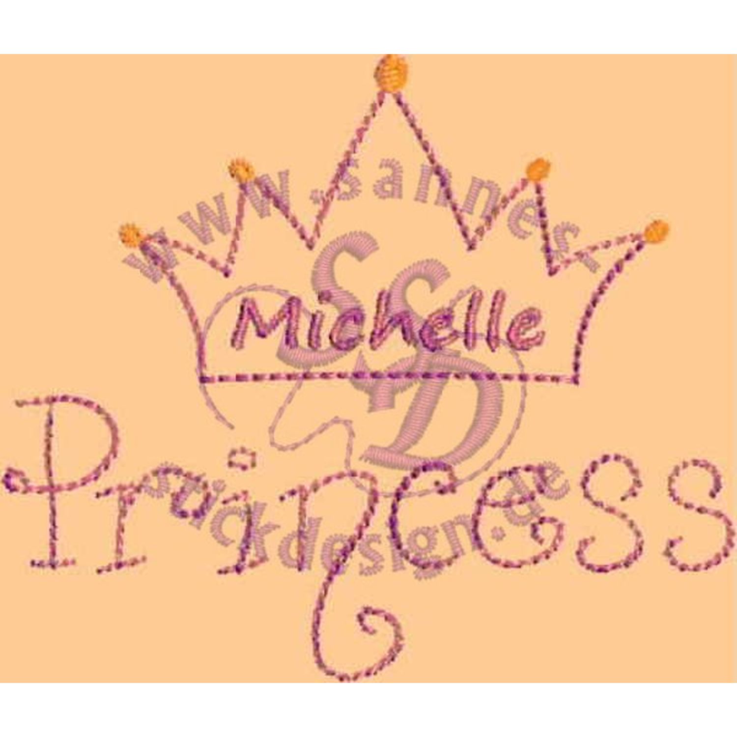 Stickmotiv: Princess Stickmotiv: Princess