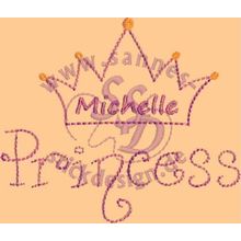 Stickmotiv: Princess