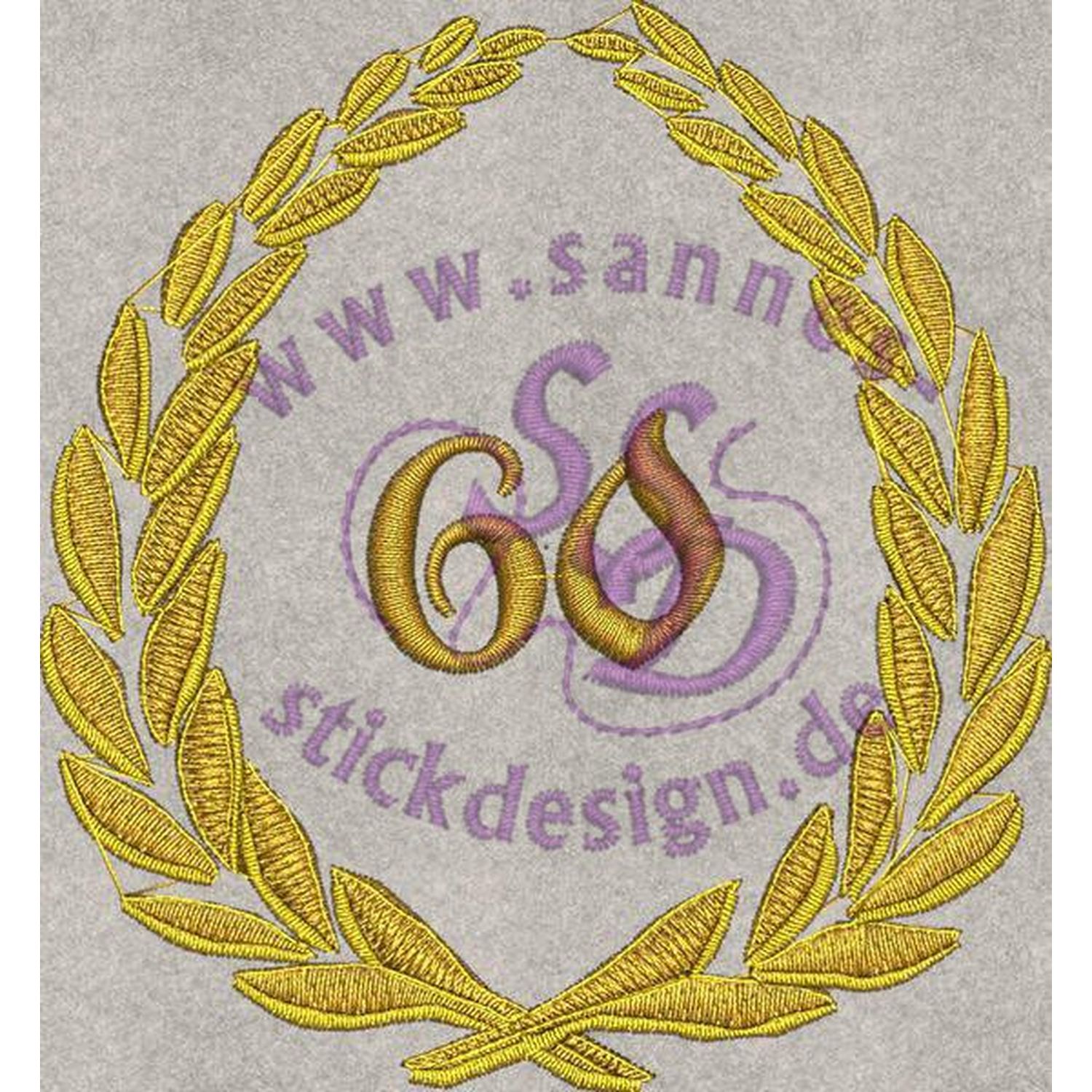 Stickmotiv: Kranz1 Stickmotiv: Kranz1