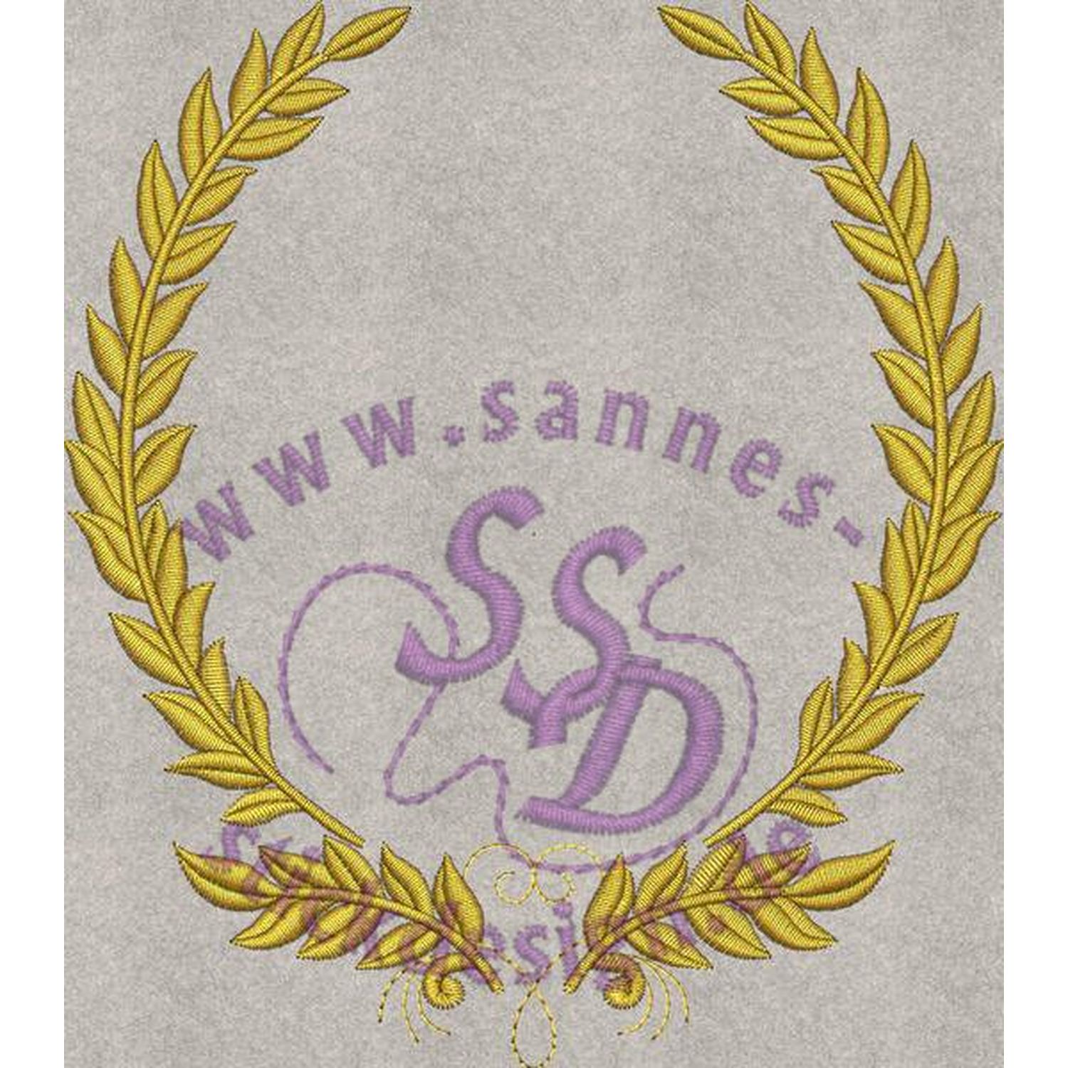Stickmotiv: Kranz4 Stickmotiv: Kranz4