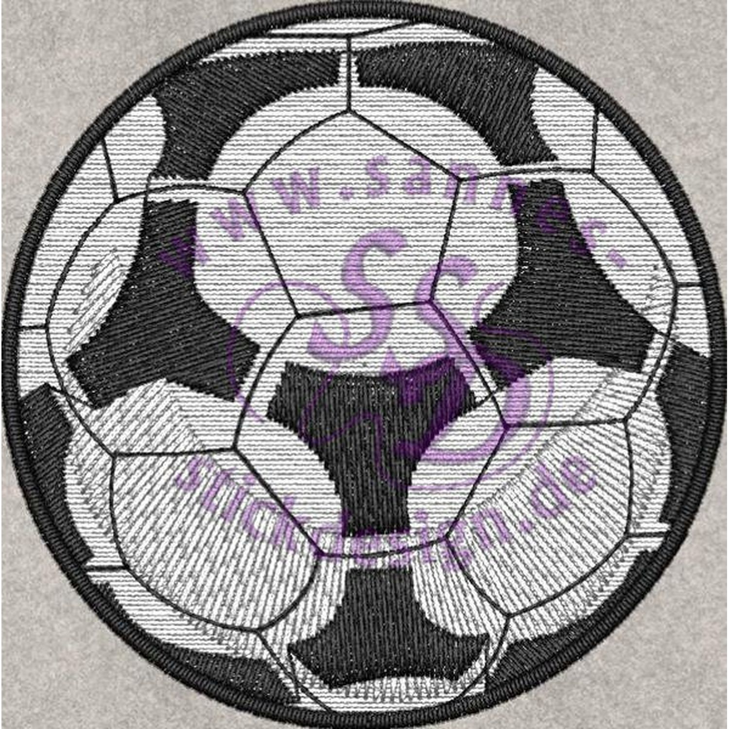Stickmotiv: Fußball Stickmotiv: Fußball