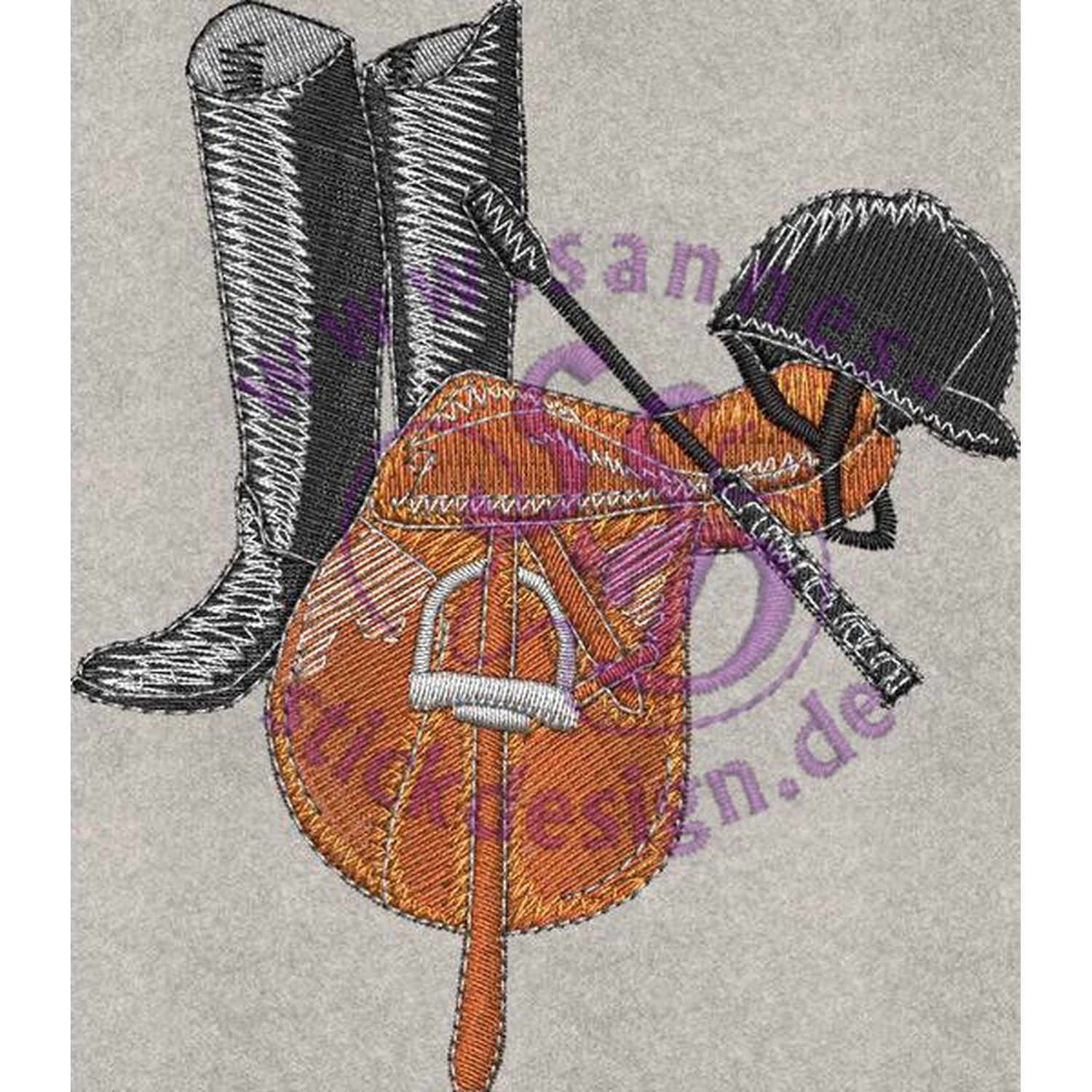 Stickmotiv: Reiten Stickmotiv: Reiten