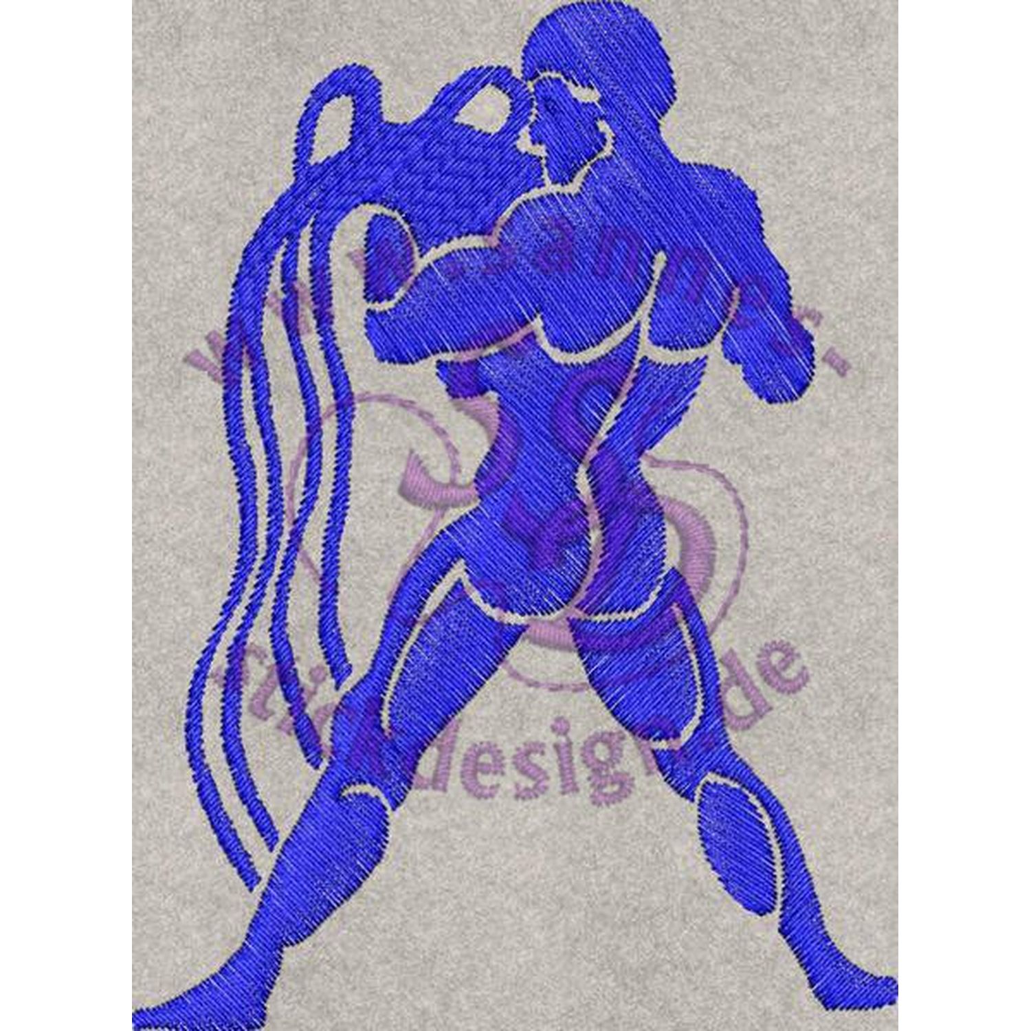 Stickmotiv: Wassermann Stickmotiv: Wassermann