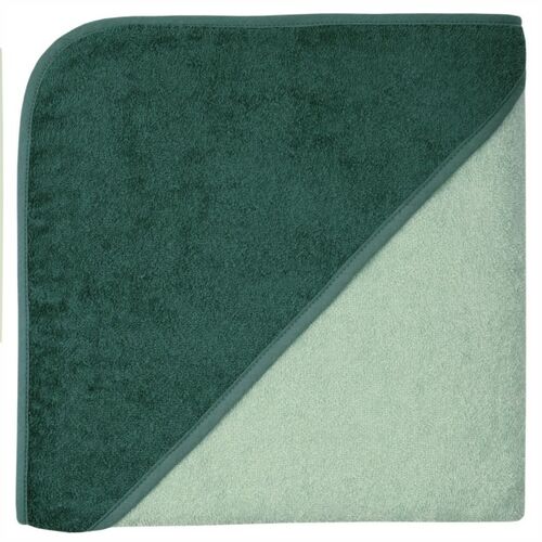 Kapuzenbadetuch 140x140 Uni helloliv-pinie