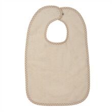 Riesen-Latz mit Druckknopf Gre 30/45 Uni natur