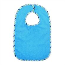 Riesen-Latz mit Druckknopf Gre 30/45 Uni aqua