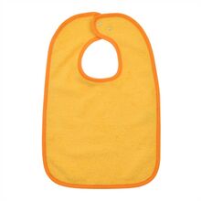 Riesen-Latz mit Druckknopf Gre 30/45 Uni goldgelb