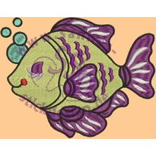 Stickmotiv: Fisch 1