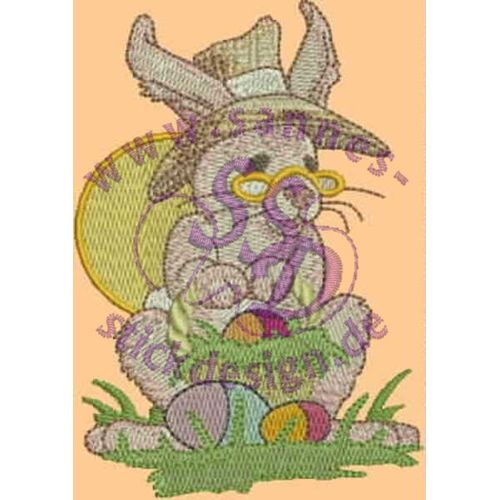 Stickmotiv: Hase