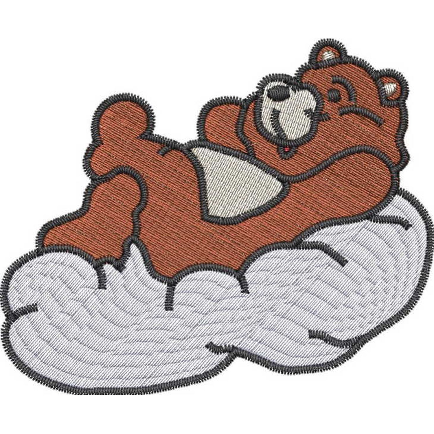 Stickmotiv: Baer auf Wolke 2 Stickmotiv: Baer auf Wolke 2